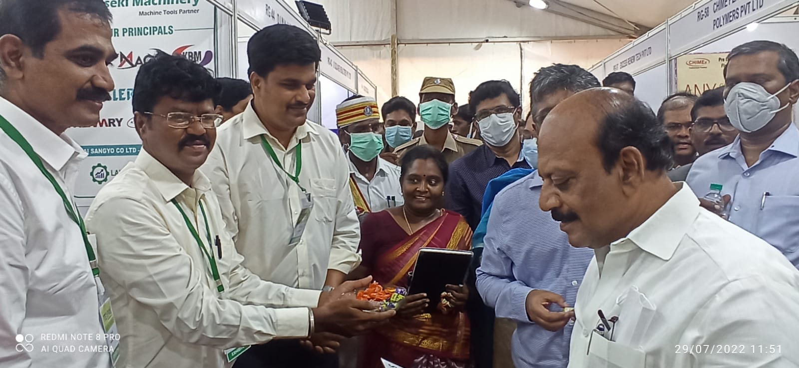 KISEKI MACHINERY（OUR INDIAN PARTNER）joined TEXPO 2022 in Chennai マシン